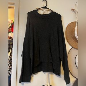 Charcoal gray sweater from Target